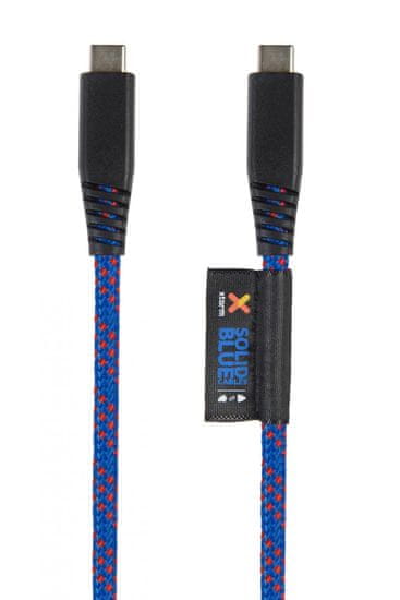 Xtorm Solid Lifetime Warrenty USB-C kabel 1m, kék (CS030)