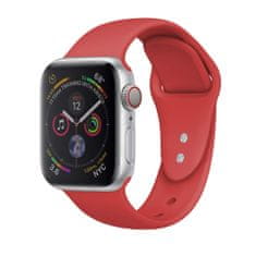 MAX Tartalék óraszíj az Apple Watch-hoz 44 mm MAS01, piros