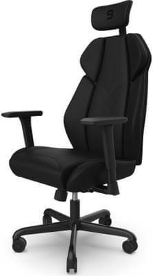 SilentiumPC Gear EG450 gamer szék (SPG040), ergonómikus kialakítás, lélegző kárpit, 120 kg-ig, állítható, forgatható