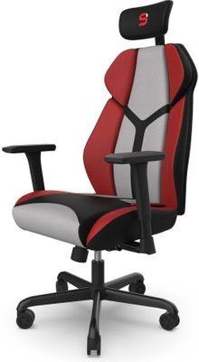 SilentiumPC Gear EG450 (SPG041) gamer szék, ergonomikus kialakítás, szellős kárpitozás, legfeljebb 120 kg-ig, állítható, forgatható