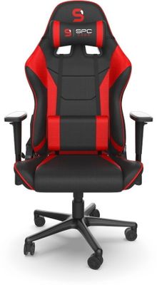 Gamer szék SilentiumPC Gear SR300F V2 (SPG038), ergonomikus felépítés, légáteresztő kárpitozás, 120 kg-ig, testreszabható, forgó, párna a derék és a fej mögött