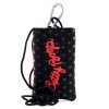 Betty Boop mobiltelefon tok, fekete / piros, felirattal