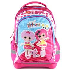 Lalaloopsy Iskolai hátizsák , babás motívum, rózsaszín