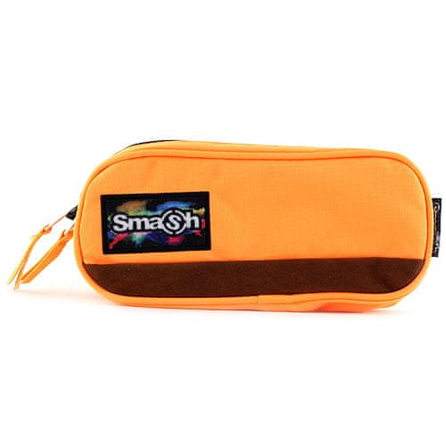 Smash Iskolai ceruzatok utántöltő nélkül, neon narancs, 2 zseb