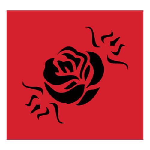 Eulenspiegel Öntapadó festősablon, Öntapadó festősablonok - Rózsavirág
