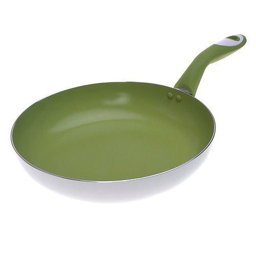 Smart Cook Serpenyő 28 cm, kerámia zöld-fehér