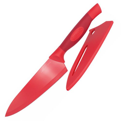 Stellar Csillag főző kés, Colourtone, rozsdamentes acél penge, 18 cm, piros
