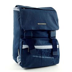 Benetton Iskolai hátizsák , csatos kék