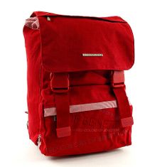 Benetton Iskolai hátizsák , csatos piros