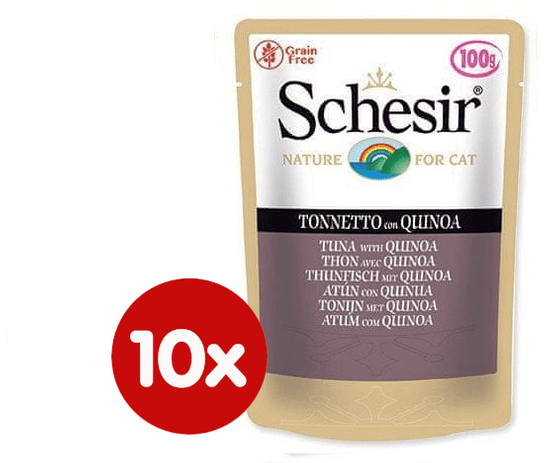 Schesir Tasak Cat - tonhal + quinoa 10 x 100g