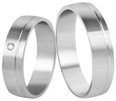Beneto Női acél gyűrű kristállyal SPD06 (Kerület 50 mm)