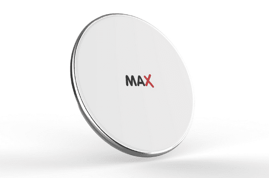 MAX Vezeték nélküli töltő 7.5W/10W/15W, fehér