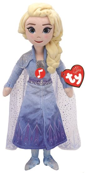 TY Beanie Babies Lic Frozen 2 Elsa - Hangokat kiadó hercegnő, 40 cm
