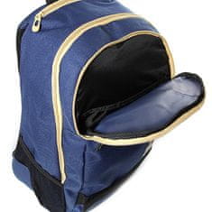 Target Cél sport hátizsák, kék, bézs felirat