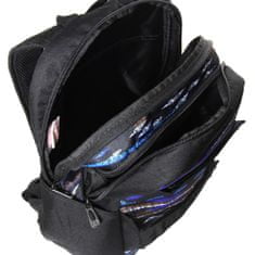 Target Cél sport hátizsák, fekete és kék