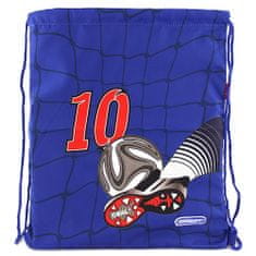 Target Cél sporttáska, 10. cél, labdarúgó-csomagtartó labdával, kék