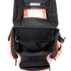 Target Cél iskolai táska, Képlet - fényvisszaverő, fekete