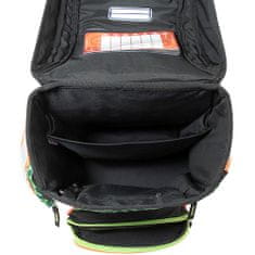 Target Cél iskolai táska, T-Rex - fényvisszaverő, zöld