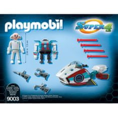 Playmobil Skyjet Dr. X és Robot , Super 4, 32 darab