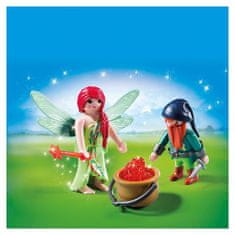 Playmobil Duo Pack Fairy törpe -nal, Tündérek és egyszarvúak, 12 darab