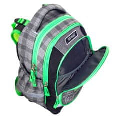 Target Cél iskolai hátizsák, 73, zöld-szürke
