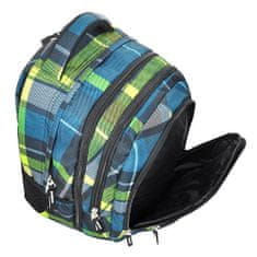 Target Iskolai hátizsák 2in1 , Sárga-kék mintával