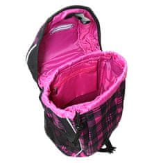 Target Cél hátizsák, Kockás, rózsaszín-fekete