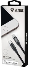 Yenkee USB-C szinkronizáló és töltő kábel - Lightning YCU 631