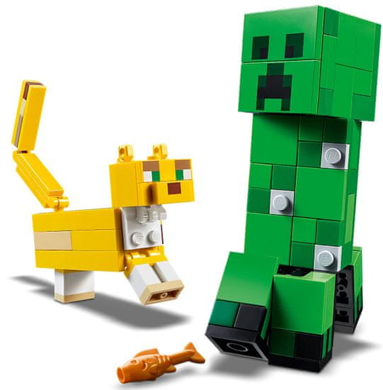 LEGO Minecraft 21156 nagy figura: Creeper™ és Ocelot
