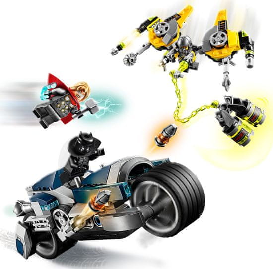 LEGO Super Heroes 76142 Bosszúállók: Őrült támadás a motorra