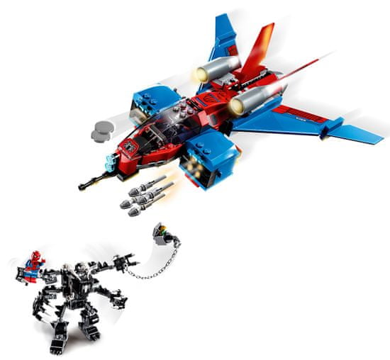 LEGO Super Heroes 76150 Spiderjet vs. Venom robotja