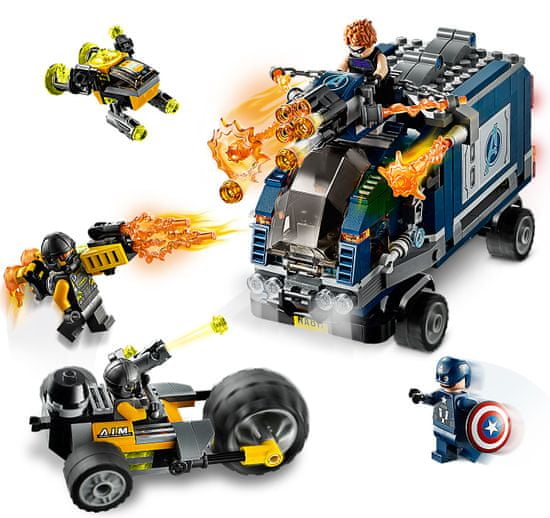 LEGO Super Heroes 76143 Bosszúállók: Harc a teherautóért