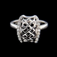 Amiatex Ezüst gyűrű 14833, 51