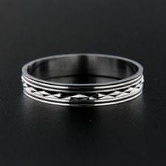 Amiatex Ezüst gyűrű 13832, 61
