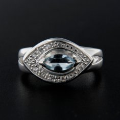Amiatex Ezüst gyűrű 14284, 55
