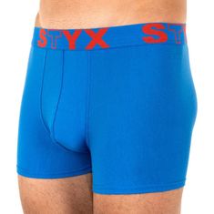 Styx 3PACK Kék férfi boxeralsó sport gumi (G9676869) - méret XL