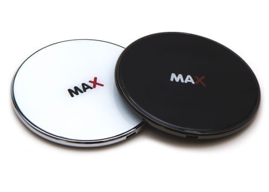 MAX Vezeték nélküli töltő 7.5W/10W/15W, fekete