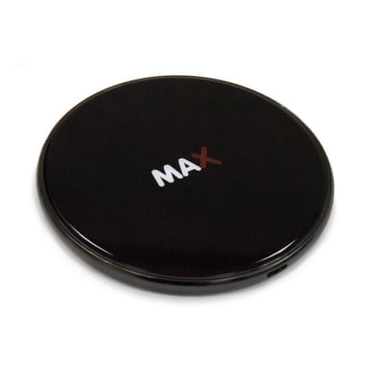 MAX Vezeték nélküli töltő 7.5W/10W/15W, fekete