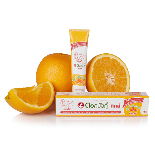 Twin Lotus Gyermek gyógynövényes fogkrém - Narancsos 35 ml