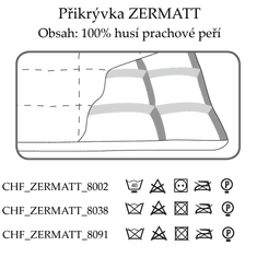 Ch. Fischbacher Paplan takaró ZERMATT 160 x 240 cm, paisley selyemben, egész évben