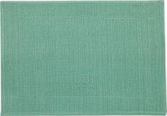 Lene Bjerre MERCY pamut tányér, zöld, 48 x 34 cm