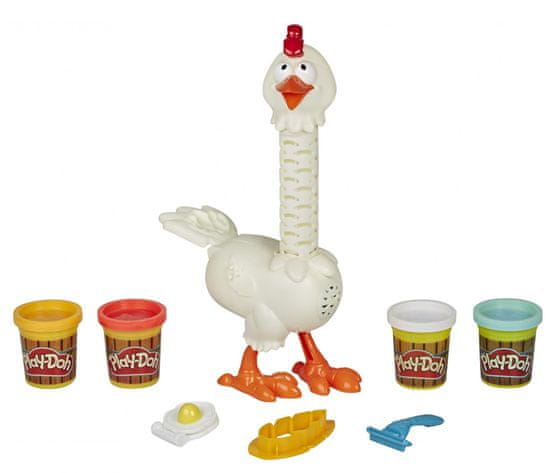 Play-Doh Kotkodáló csirke tollakkal