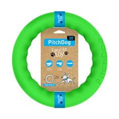 PitchDog Edzőgyűrű kutyáknak, zöld, 28 cm