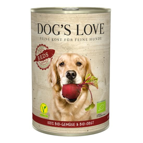 Dog's Love konzerv B.A.R.F. 100 % BIO Vegan reds 400 g