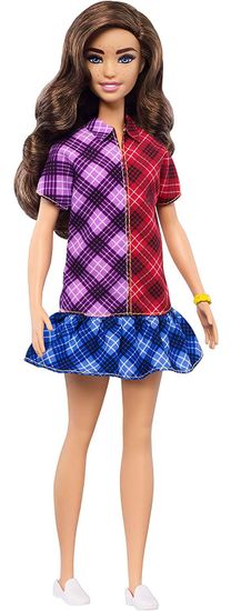 Mattel Barbie Modell 137 - kockás ruhában