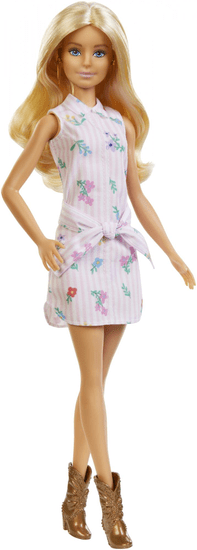 Mattel Barbie Modell 119 - rózsaszín ruhában