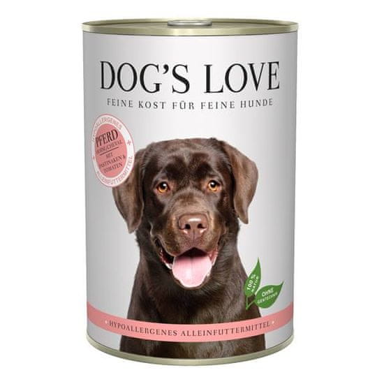 Dog's Love konzerv Hypoallergenic lóhús 400 g