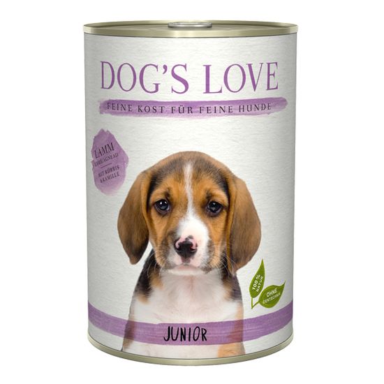 Dog's Love konzerv Junior Classic bárányhús 400 g