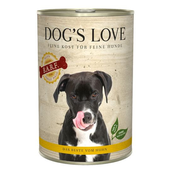 Dog's Love konzerv B.A.R.F. csirkehús 400 g
