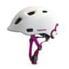 HAMAX Thundercap kerékpársisak, fehér/rózsaszín, csíkos, 47-52